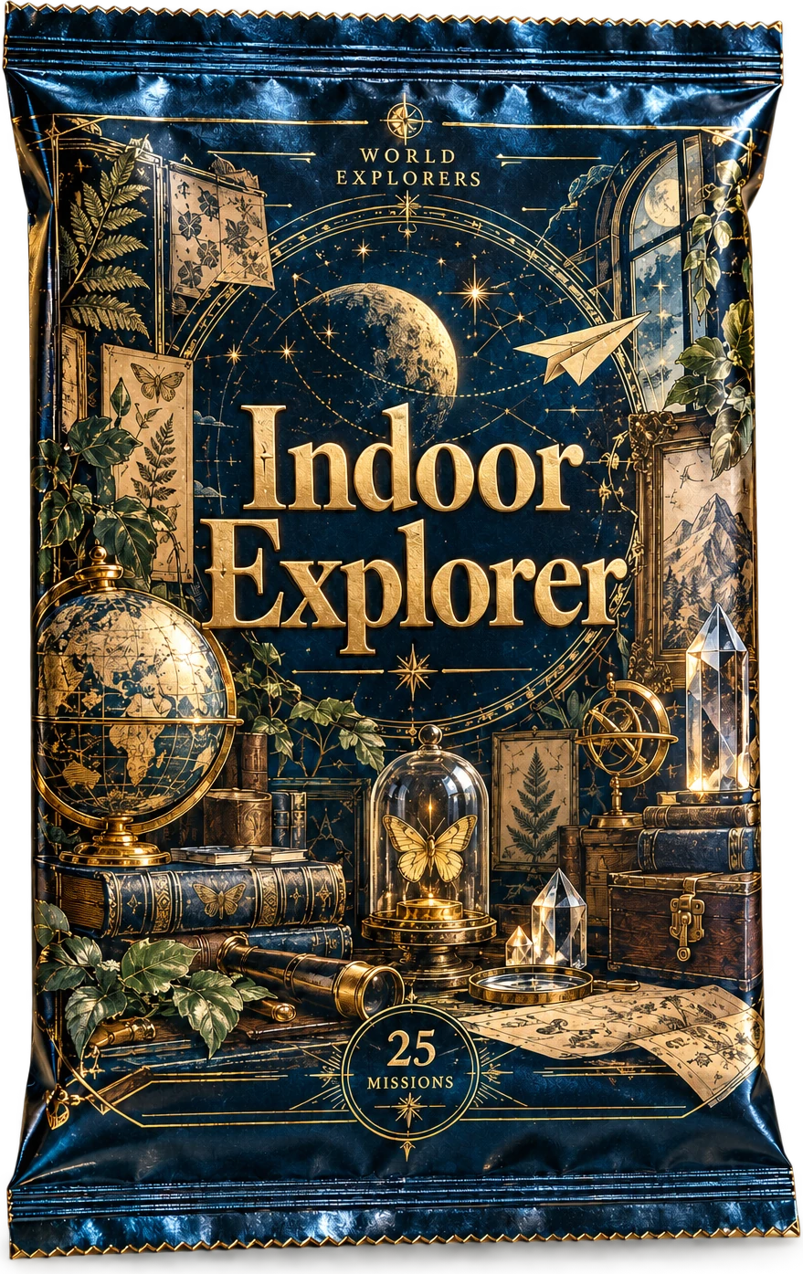 Indoor Explorer – ein blaues Adventure-Pack für Entdeckungen zu Hause